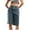 Blue, variant on Womens Denim Shorts Loose High Waisted Bermuda Shorts Summer Designed Ladies Boyfriend Hot Denim Jeans Casual Knee Length Short Pants Blue M