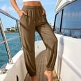 thumbnail image 6 of LEAVINGSUO Quick-Dry Breathable Straight-Leg Pant Summer Long Pants Solid Color Versatile Casual Sports Pants Khaki XXL, 6 of 9