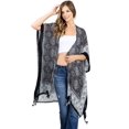 thumbnail image 3 of Lana Roux Women's Oversize Bohemian Tassel Kimono Cardigan, 3 of 4