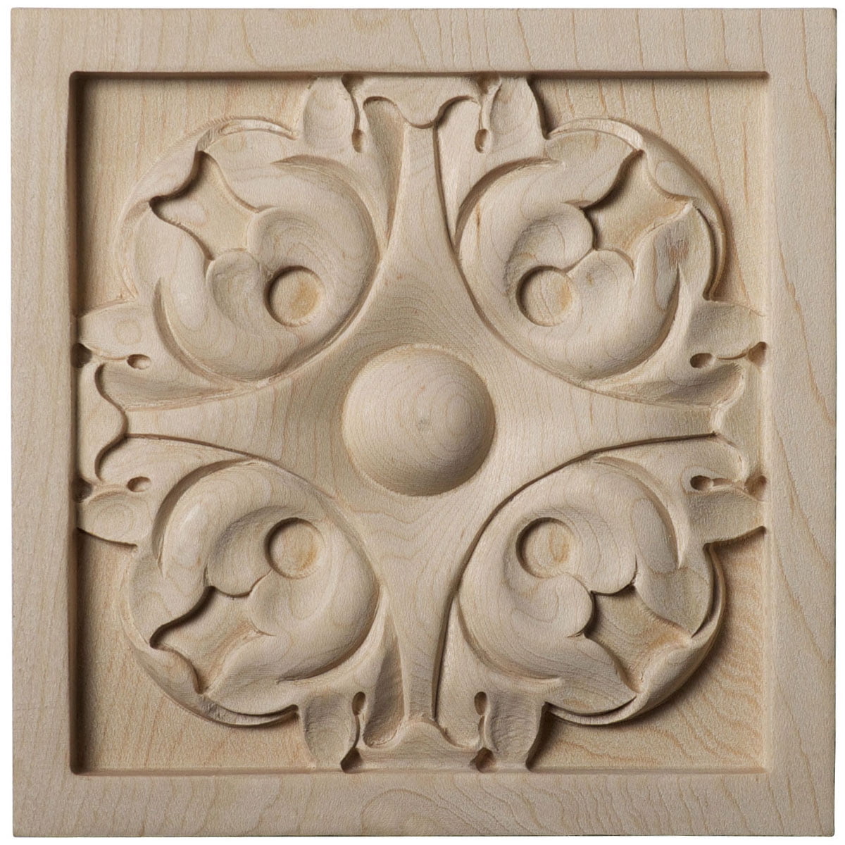 Cherry Furniture rosette aplique Mahogany Poplar Cherry Furniture rosette aplique Mahogany Poplar