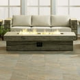 thumbnail image 4 of Modway Manteo 70" Rectangular Outdoor Patio Fire Pit Table in Light Gray, 4 of 11