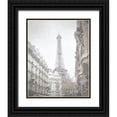 thumbnail image 1 of Murdock, Ramona 20x24 Black Ornate Wood Framed with Double Matting Museum Art Print Titled - Eiffel Tower Holiday, 1 of 4