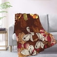 thumbnail image 2 of XMXT Flannel Warm Throw Blanket, Vintage Butterfly Floral Bedroom Decor Blankets for Bed Couch Living Room, 50 x 70 inches, 2 of 9