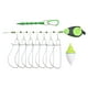 thumbnail image 1 of Encordador de pesca portátil con 7 broches de acero inoxidable y hebilla de seguridad para peces vivos Grande, 1 of 9