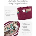 thumbnail image 4 of Tote Bag for Women, Lightweight Puffy Tote Bag with Compartments Shoulder Bag Handbag for Travel, Work, Gym, 4 of 7