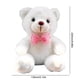 thumbnail image 2 of Oso de peluche con luz LED funciona con pilas para cumpleaños Día de la Madre color blanco, 2 of 3