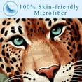 thumbnail image 3 of Rose Leopard Soft and Warm Microfiber Custom Throw Blanket: Printed Lightweight Throw Blankets for Sofa, Bed, Couch, Office, and Camping, 3 of 6