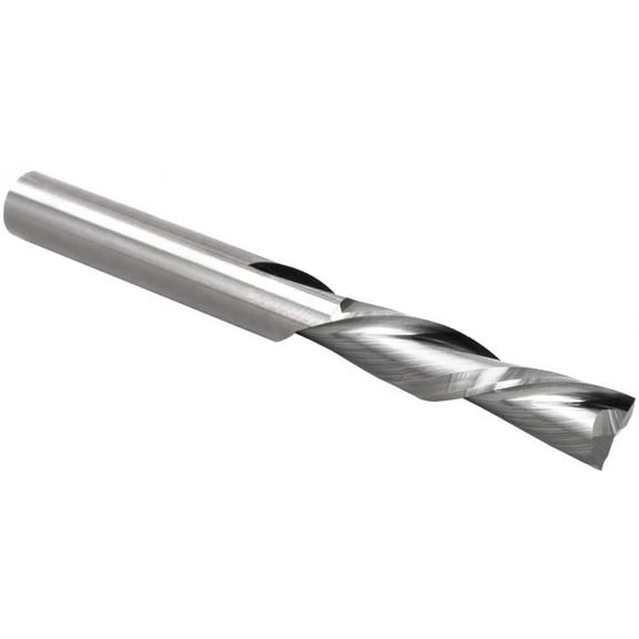 POWERTEC Spiral Router Bit, Down Cut, 1/4 Inch Cutting Diameter, 1/4” Shank Solid Carbide CNC Router Bits (73004)