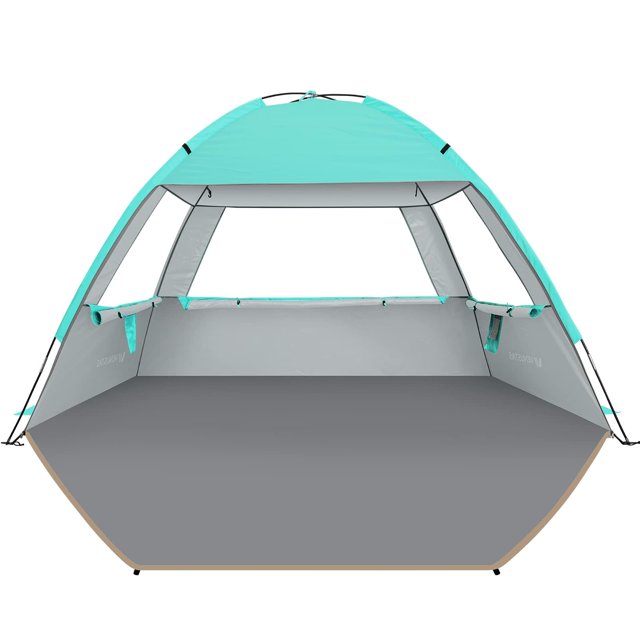 Carpa de playa Venustas con protección UV UPF 50+, ligera, 220 x 150 x 122 cm