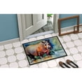 thumbnail image 4 of Carolines Treasures DAC2934MAT 0.15 x 18 x 27 in. Hippopotamus Doormat, 4 of 5
