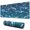 Vagues Bleues, variante sur Blue Waves Tapis de Souris Imperméable Lavable pour Bureau Maison Travail Gaming Tapis de Souris Base en Caoutchouc avec Bords Cousus 31.5x11.8 Pouces
