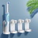 thumbnail image 1 of 4 paquetes de portacepillos de dientes eléctricos NQ Organizador de pasta de dientes autoadhesivo de plástico multifuncional para montaje en pared 4 accesorios para baño y cocina, 1 of 5