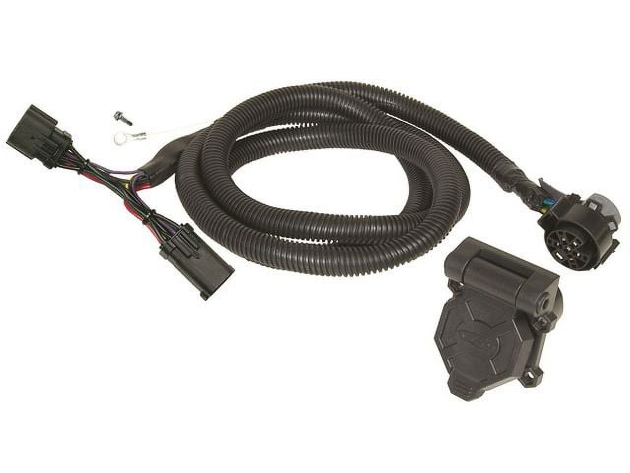 MECMO 10-Foot 7-Pin Trailer Wiring Harness Extension For Dodge 1995-2009 Ram 1500 2500 3500, 1995-2010 Dodge Dakota, 2010-2011 Ram Dakota For 5th Wheel Or Gooseneck In Bed Connection 7-Pole Connector - Foto 9