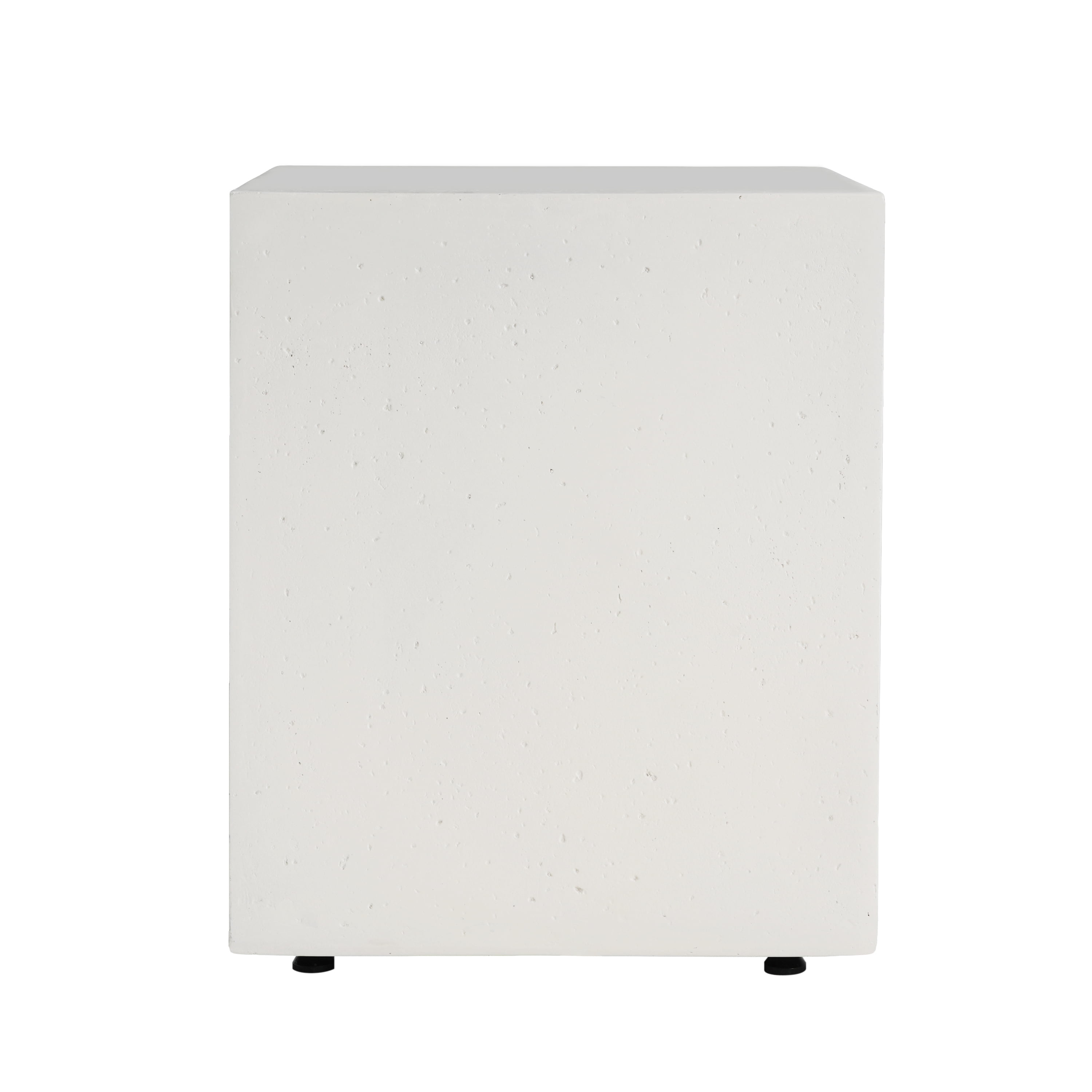 16x20 inch MGO Tank Holder Side Table, White