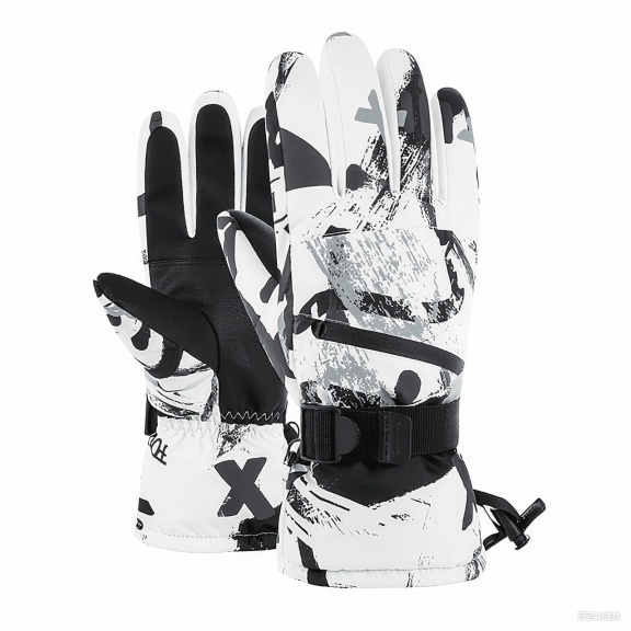 GlacierPro Dual Waterproof Slip Protection Work Gloves, Motorcycle Gloves with Touch Screens, Unisex