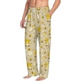 thumbnail image 2 of Daiia Cute Bee Gnomes Men's Sleep Pant with Pockets and Drawstring,Pajama Pants-Medium, 2 of 9