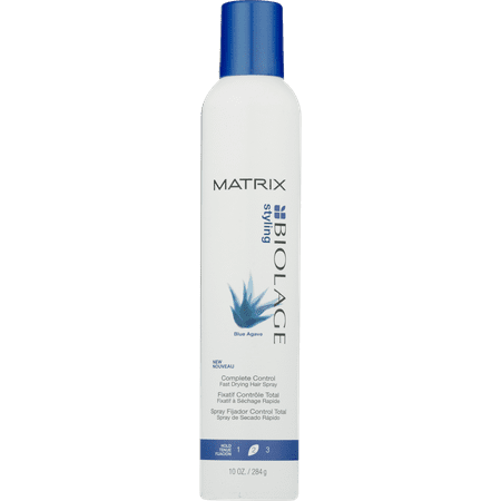 Matrix Biolage Styling Complete Control 2 Medium Hold Blue Agave Fast Drying Hair Spray, 10 Oz