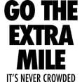 thumbnail image 2 of CafePress - Go The Extra Mile It's Never Cro - 11 oz Ceramic Mug - Novelty Coffee Tea Cup, 2 of 4