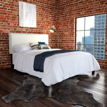 Upholstered Stripe - Handy Living Arabella Full/Queen Sand Stripe Upholstered Headboard