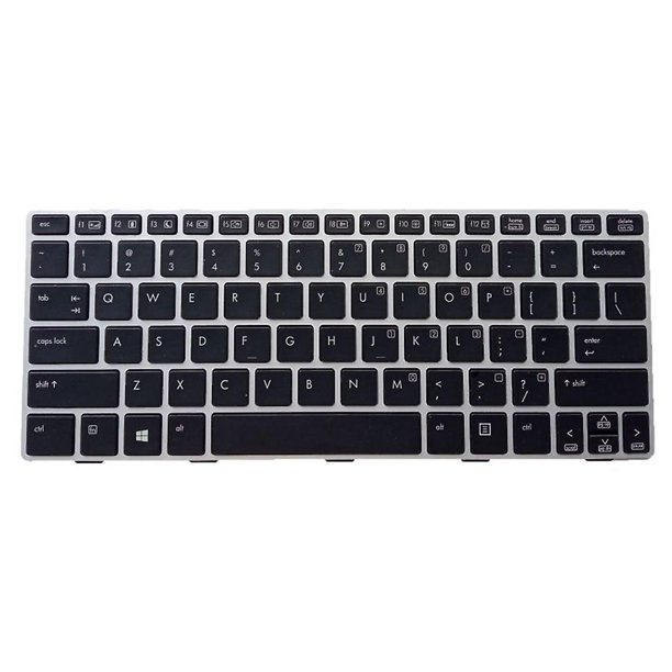 Style 2 Yellow Teclado estadounidense de repuesto para portátil Elitebook 810 G1 810 G2 810 G3, negro