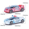 thumbnail image 3 of Crystal LED Light Police Car Toys Plastic Racing Cars with Light and Music Kids Educational Toys Sports Car Model Toys, 3 of 10