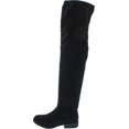 thumbnail image 2 of Bamboo Montana-53 Women's Stretch Side Zipper Snug Fit Thigh High Riding Boots, 2 of 7