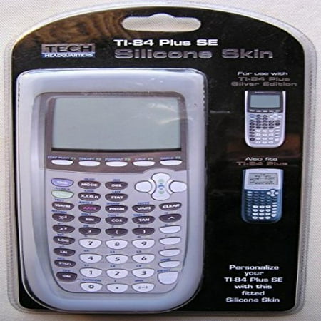 White Silicone Calculator Skin (Fits TI-84 Plus and TI-84 Plus SE)