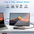 thumbnail image 4 of Monitor Portátil Jusnboir T140 14 Pulgadas FHD 1080P IPS USB C HDMI para Laptop PC Consolas, 4 of 5