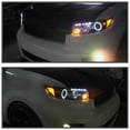 thumbnail image 2 of Spec-D Tuning Halo LED Projector Headlights Black Compatible with 2008-2010 Scion xB, Left + Right Pair Headlamps Assembly, 2 of 5
