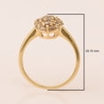 thumbnail image 5 of Mooneye 3.50 Ct Rose Cut Champagne Diamond 925 Sterling Silver Gold Plated Women Wedding Ring, 5 of 6
