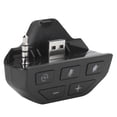 thumbnail image 3 of Gamepad Audio Adapter, 12 Pin Interface Chat Audio Practical Gamepad Headphone Converter, Office Game For Wireless Gamepad Home Black,White, 3 of 8