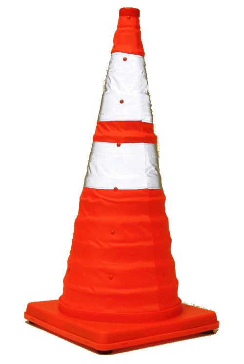 Eurow Safety Lighted Collapsible Traffic Safety Cone 28 Inch