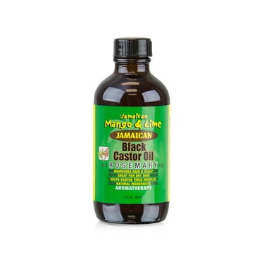 Jamaican Mango & Lime - Jamaican Black Castor Oil [Rosemary] 4 Oz. * BEAUTY TALK LA *