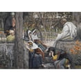 thumbnail image 3 of James Tissot 14x11 Black Modern Framed Museum Art Print Titled - Jesus, Mary Magdalene, and Martha at Bethany (1886-1894), 3 of 5