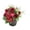 Red#6, variant on Artificial Potted Faux Flowers Plastic Simulation Greenery Lifelike Fake Floral Arrangement for Home Office Decor No Maintenance Small Bonsai Style Decorative Set of 6 Beige