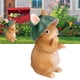 thumbnail image 5 of Figuras De Animales De Resina, Mano De Obra Fina Vívida, Respetuosa Con El Medio Ambiente, Exquisita, Hermosa Simulación, Adorno De Conejos Para Jardín, Exterior, Sala De Estar, 5 of 7