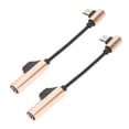 thumbnail image 2 of Cable adaptador para auriculares, 2 piezas, tipo C a tipo C, cable adaptador para auriculares tipo C, solución innovadora, 2 of 9