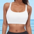 thumbnail image 2 of UAYOTSE Women Bikini Top Halter Solid Color Bathing Suit Top Push Up Swim Top Padded Swimsuit Top,Sizes S, 2 of 5