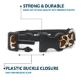 thumbnail image 4 of Buckle-Down Pet Collar, Dog Collar Plastic Buckle, Giraffe Spots Cream Brown, 20 to 31 Inches 1.5 Inch Wide, 4 of 8