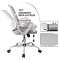 thumbnail image 7 of edx Desk Chair with Ergonomic Lumbar Support for Home, Office, Bedroom, 250lbs, Grey, 7 of 7