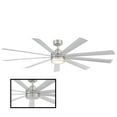 thumbnail image 3 of Wynd XL 72" Stainless Steel Integrated LED Smart Ceiling Fan with Remote Control, 3 of 12