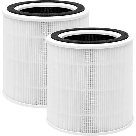

VACUSHOP 2-Pack TT-AP005 Replacement Filter Compatible with TaoTronics Air Purifier 3-in-1 H13 True HEPA with Activated Carbon Pre-Filter