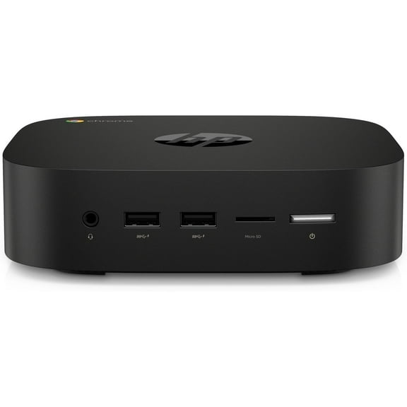 Restored HP Chromebox G2 Mini PC 4GB 32GB Intel Celeron 3867U X2 1.8GHz, Black  (Refurbished)