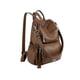 thumbnail image 1 of Bolsa Mochila de Mujer Dama Bolsa Casual Cuero Sintético Durable Bolsillos Laterales Bolso al Hombro, 1 of 5