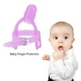 thumbnail image 4 of Finger Protector Thumb Protector Adjustable Thumb Protector Biting  Protector Adjustable Thumb Sucking Finger Protector Silicone Biting  For Babies Infant Purple, 4 of 8