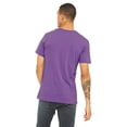 thumbnail image 2 of Bella  Canvas Unisex Crew Neck Triblend Short Sleeve Tee, 2XL, Purple Triblend, 2 of 3