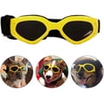 thumbnail image 1 of Lunettes pour Chien Lunettes de Soleil pour Chien Sangle Ajustable pour Lunettes anti-UV Protection Imperméable pour Chien (Jaune), 1 of 7