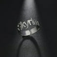 thumbnail image 5 of EOEMY Open Custom Name Gold Rings Stainless Steel Mother Day Gift Woman Jewelry, 5 of 9