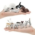 thumbnail image 6 of Yucurem 10 Pcs Polar Animal Toy for Child, Polar Animals Figurine Set, Realistic Polar Animal Models for Winter Simulation Scene Ornaments Models (A), 6 of 10