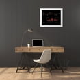 thumbnail image 3 of Charron, Veronique 32x26 White Modern Wood Framed Museum Art Print Titled - Underlined Wine IX Black, 3 of 4